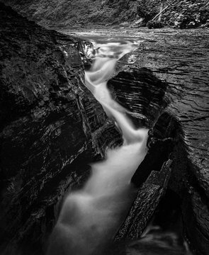 A waterfall in the Allegheney Forest, Pennsylvania