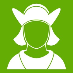 Male avatar icon green