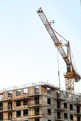 crane at a construction site