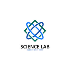 Science logo vector art