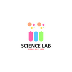 Science logo vector art