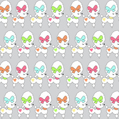 Fototapeta premium cute animal pattern