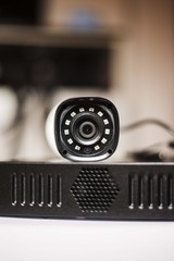 video security camera lens