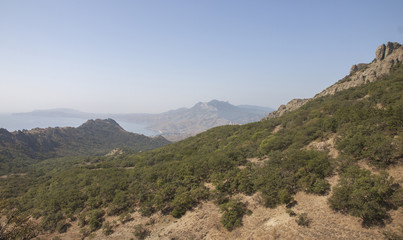 Mountain landscape in autumn