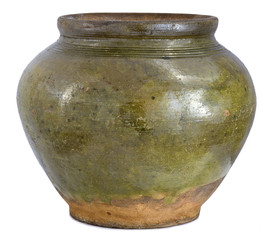 clay pot isolated