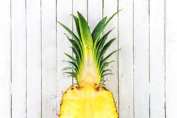 Freshly Sliced Organic Pineapple