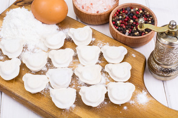 Baby food, homemade ravioli for children