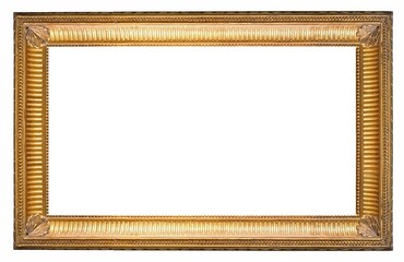  Golden frame for paintings, mirrors or photos