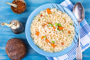 Fast food. Chinese instant noodles