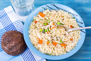 Fast food. Chinese instant noodles