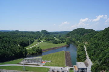 View of the other side of the dam