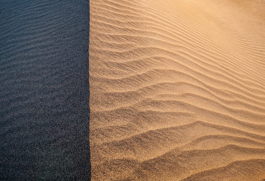 Full frame of sand dunes