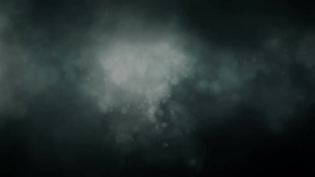 abstract dark underwater cloudy spheres loop 3