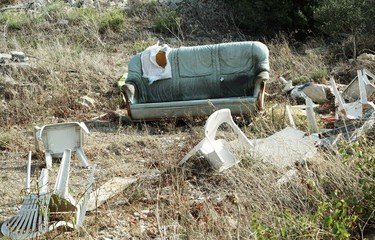 Müll, Abfälle, Obdachlos, illegal