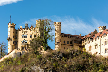 Fototapeta na wymiar Hohenschwangau Castle in Bavaria, Germany