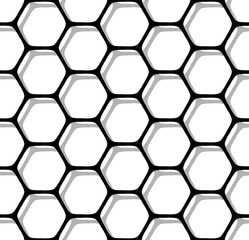 Seamless hexagons pattern.