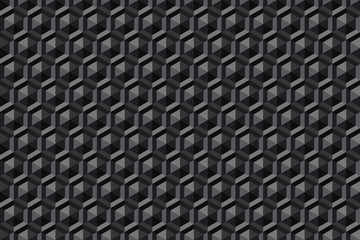 3d hexagons pattern.