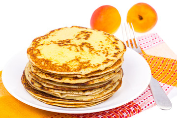 Delicious milk thin pancakes