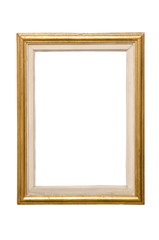Vintage frame isolated on white