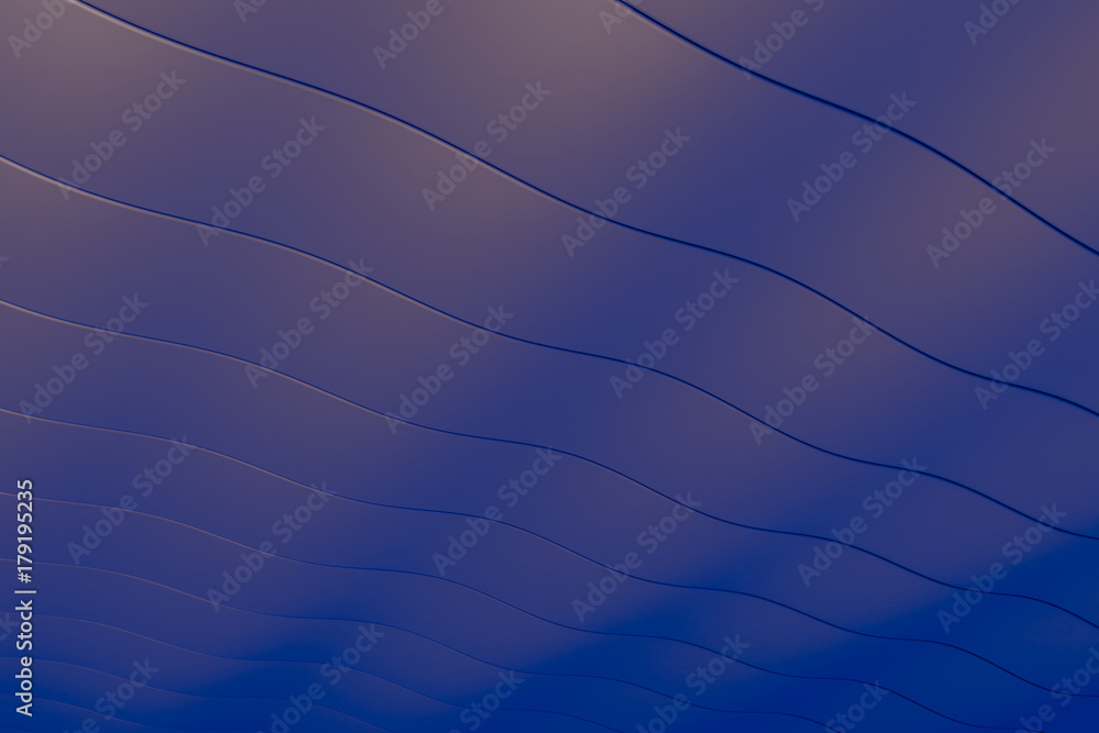 Poster restless patch waves of gold on the sea of tranquility. gloss on a black background with a blur effe