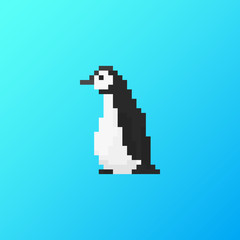 Pixel penguin for games and applications