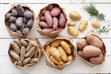 Food: Different sorts of potatoes, biodiversity