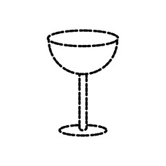 Glass cup isolated icon vector illustration graphic design
