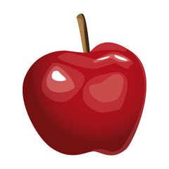 Apple delicious fruit icon vector illustration graphc design