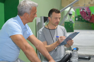 Fototapeta premium personal activity trainer recording the data