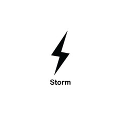 Storm Logo Vector Template Design