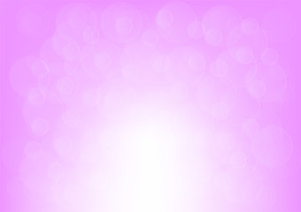 Pink bokeh abstract background, Vector illustration