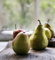 Fresh pears fruit