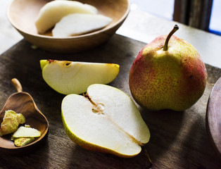 Fresh pears fruit