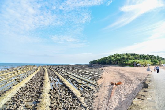 Aoshima Island and the Devil's Washboards During Summer Season