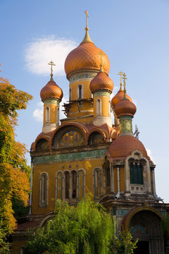 Europe, Romania, Bucharest, Orthodox Student Church in the centre of Bucharest