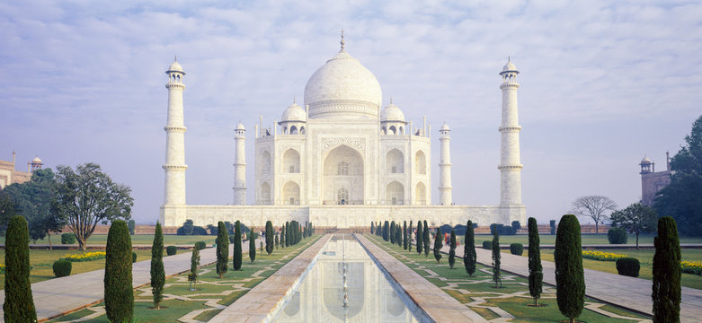 Taj Mahal, UNESCO World Heritage Site, Agra, Uttar Pradesh state, India, Asia