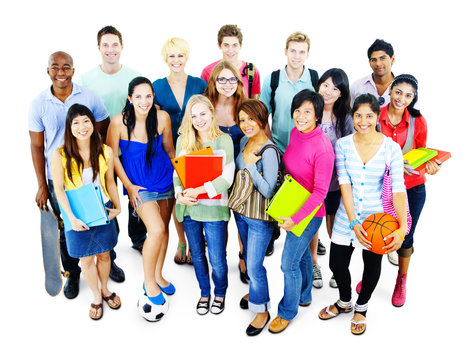 Students College University Education Group Concept