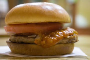 ファーストフード ハンバーガー 