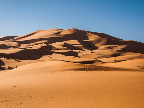 Desert Sand Dunes near Morocco's Merzouga