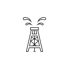 Oil rig icon.