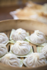 Streamed Pork Dumplings Chinese food (Xiao Long Bao)