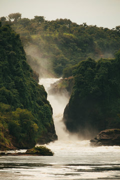Murchison Falls Waterfall in Uganda