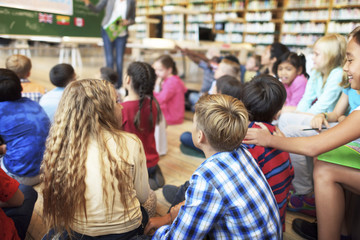 Diverse education shoot