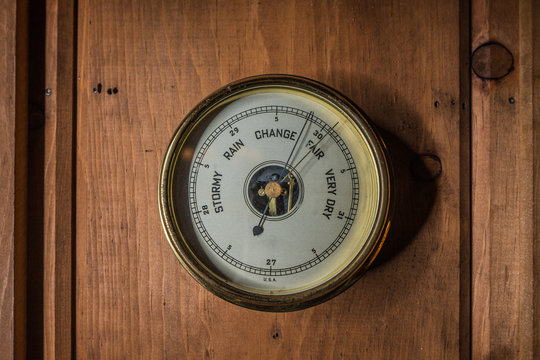 Antique Barometer at the Cabin