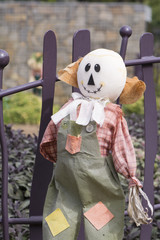 Bald Scarecrow, Kitchen Garden, Adelaide Botanic Garden