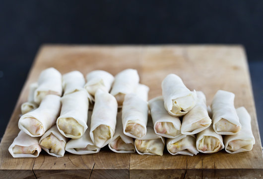 Wrapping Spring Rolls