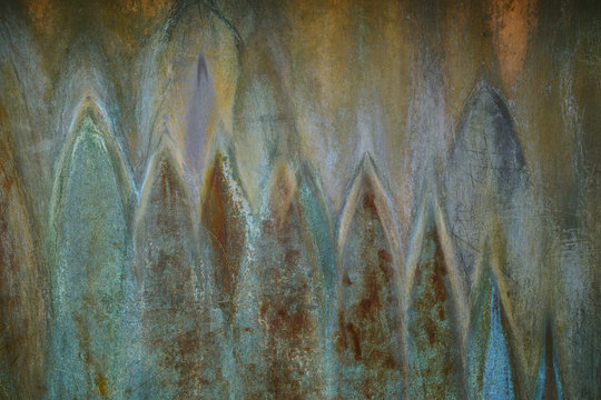 Abstract pattern resembling mountain peaks