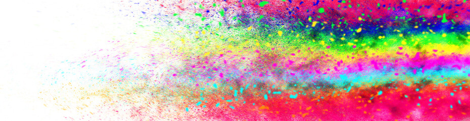 カラフルな粒子