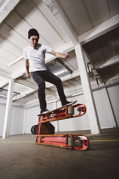 Skateboarding