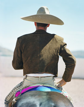 Mexican Cowboy with horse